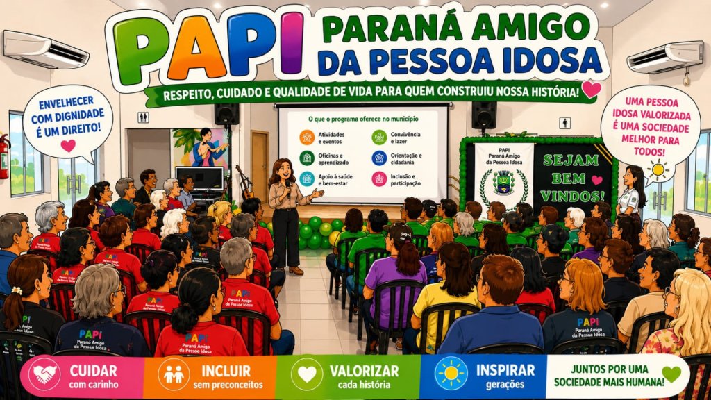 COMPROMISSO POLÍTICO E COMUNITÁRIO COM A PESSOA IDOSA!